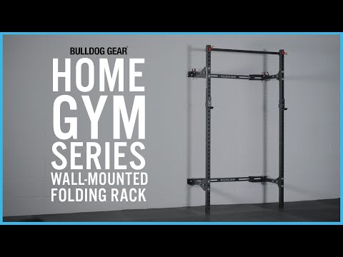 Bulldog Gear | Home Gym Series Wall-Mounted Folding Rack