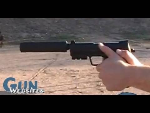 Suppressed H\u0026K USP45 w/ Gemtech Blackslide 45