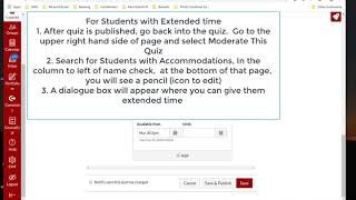 Making Assessments Using ELMs/Canvas' Quiz