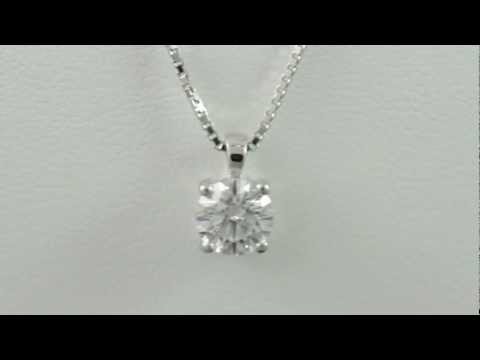 Pravins - 18ct White Gold Diamond Pendant - H753102