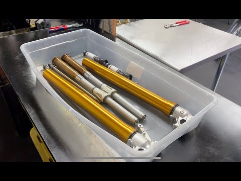 Brand new 2022 Suzuki RMZ250 KYB SSS 48mm Forks | JBI Suspension