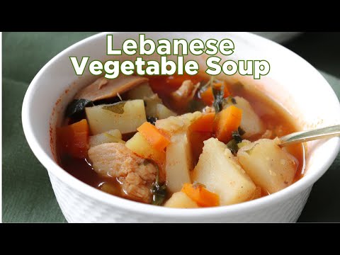 Mom's Lebanese Vegetable Soup || Warms you up from the cold weather!