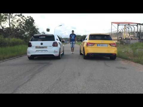 Vw Polo R Wrc Vs Audi S1 - Drag Test 1/8 miles