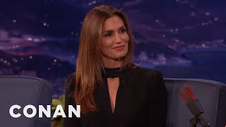 Cindy Crawford Nearly Ended Up In Bed With George Clooney | CONAN on TBS video