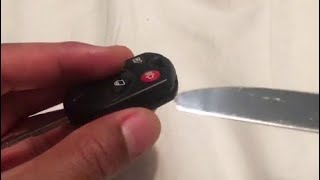 OPEN CAR KEY REMOTE - HOW TO