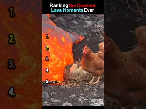 Ranking the Craziest Lava Moment's Ever 🌋
