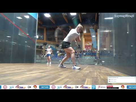 Lauren Baltayan 🇫🇷 - 🇩🇪 Saskia Beinhard - ESF European Individual Closed Squash Championship 2023