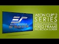♾️ Elite Screens Aeon CLR® 2 Ceiling and Ambient Light Rejecting Fixed Frame Projection Screen