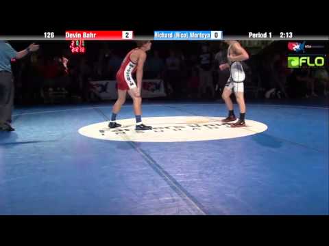 Cadet 126 - Devin Bahr (Wisconsin) vs. Richard (Rico) Montoya (New Mexico)