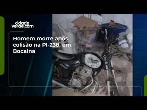 Homem morre após colisão na PI-238, em Bocaina