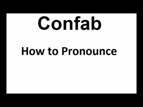 How to pronounce Confab||How to say Confab||Confab Pronunciation||ABDictionary