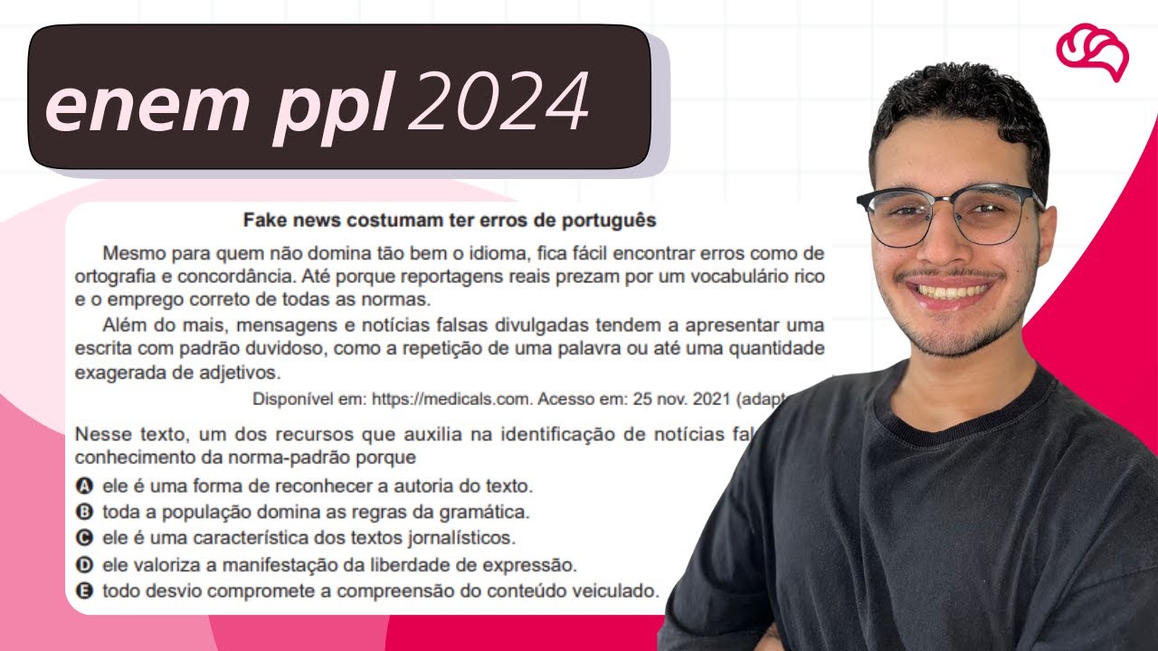 Resolução em Vídeo — Questão 22 ENEM 2024 PPL