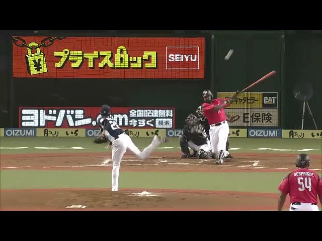 【1回表】マリーンズ・ナバーロ 巧みな内角さばきで2点タイムリー!! 2016/6/25 L-M