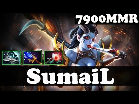 Dota 2 - SumaiL 7900 MMR Plays Queen Of Pain - Ranked Match Gameplay