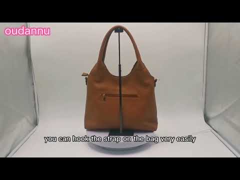 China Factory Tote Bag - Vegan Leather Womens Shoulder Tote with Wristlet