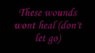 The Rasmus Dont Let Go{Lyrics}