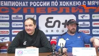 Пресс-конференция В. Ануфриенко и А. Рушкина