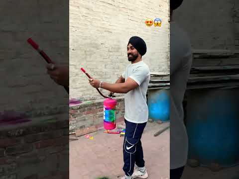 Holi 🤯CYLINDER TESTING 2023 | #ytshorts #holicylinder #gavitube #holihai