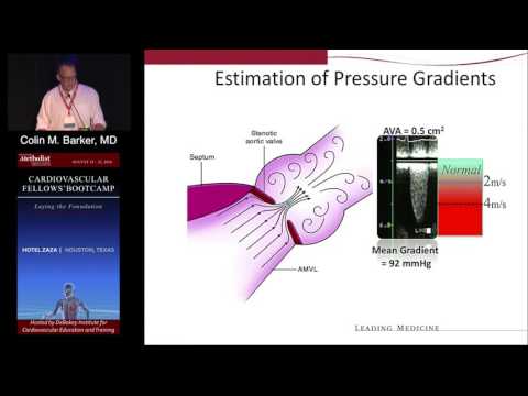 Aortic Stenosis (Colin M. Barker, MD) Sunday, August 21, 2016