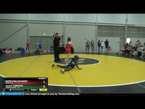 97 Lbs Round 4 (8 Team) - Katelynn Dockery, Texas Vs Alicia Kenfack, North Dakota 9971
