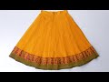 Kids Pavadai Cutting And Stitching In Tamil Pattu Pavadai Stitching Methods