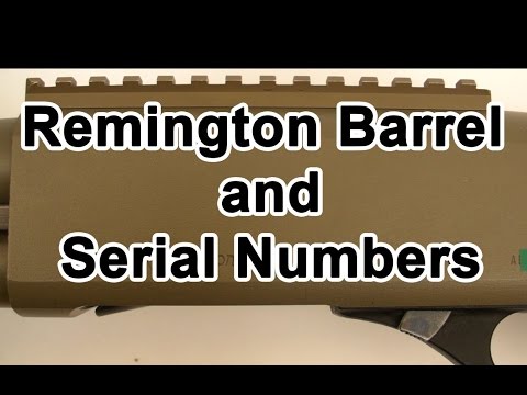 Remington Serial Numbers And Dates