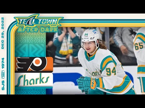 San Jose Sharks vs Philadelphia Flyers - 12/29/2022 - Teal Town USA After Dark (Postgame)