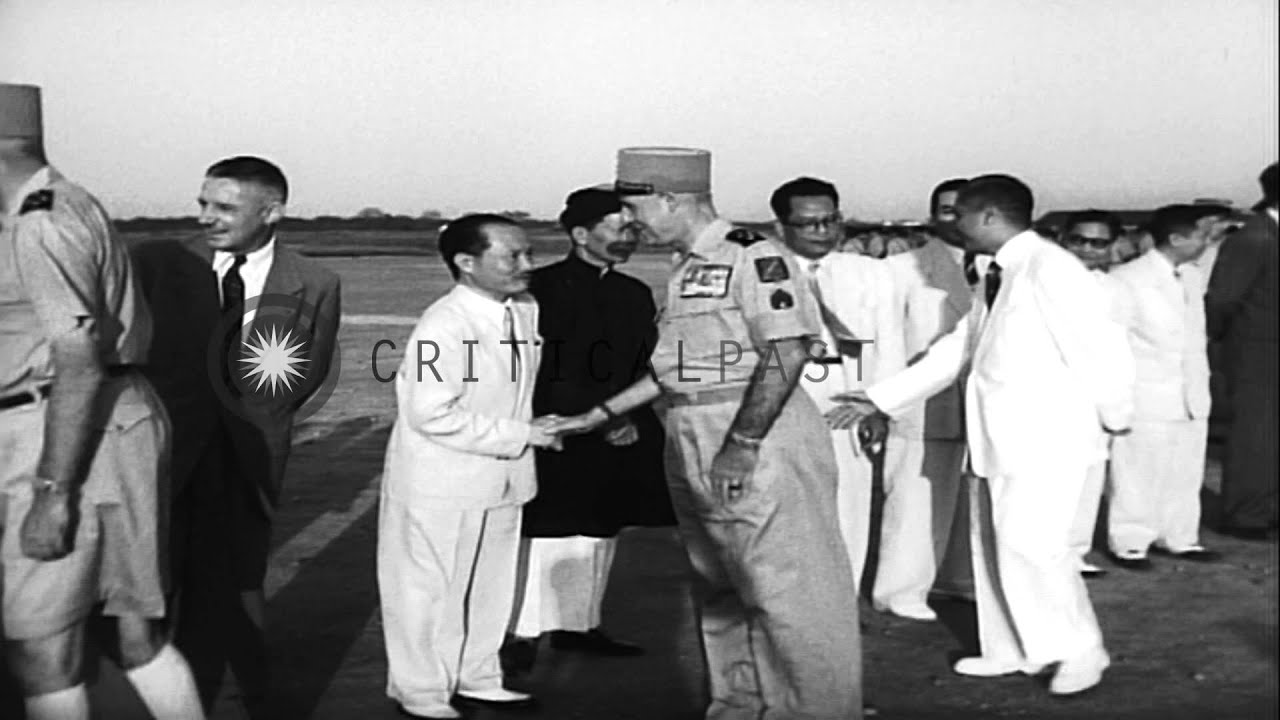 French Army Generals: Jean de Lattre de Tassigny and subsequently Henri Navarre...HD Stock Footage