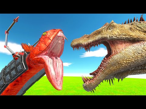 UPGRADED Titanoboa EATS Dinosaurs - Animal Revolt Battle Simulator