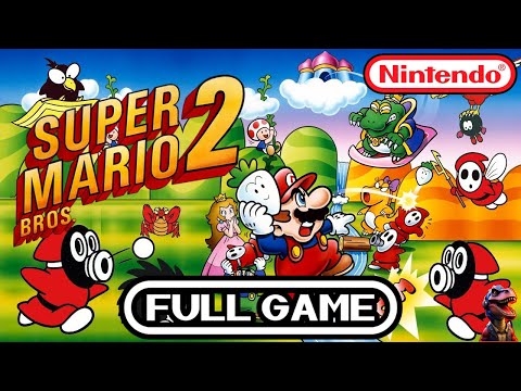 Super Mario Bros. 2 1988 | NES Longplay | Classic Retro Gameplay | No Commentary