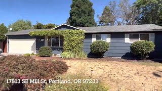 For Rent: 17813 SE Mill St, Portland, OR 97233