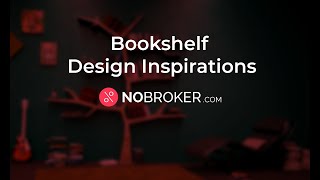 Top Bookshelf Design Ideas #bookshelf #bookshelves #interiordesign #interiordesignideas  #NoBroker