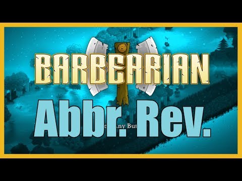 Abbreviated Reviews - Barbearian