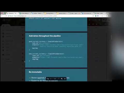 Apache Airflow Meetup: Elegant Data Pipelining with Apache Airflow