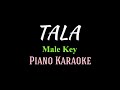 TALA | SLOW VERSION | Khimo Gumatay | LOWER KEY | Male Key | Piano Karaoke by Aldrich Andaya