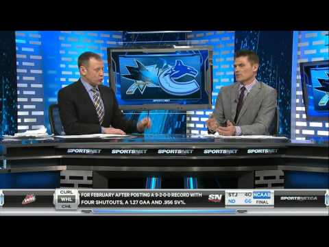 Canucks/Sharks Post-Game 03/05/13 [HD]
