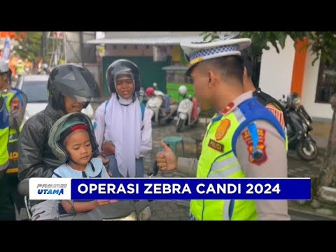 SATLANTAS POLRES GROBOGAN SOSIALISASI OPERASI ZEBRA CANDI 2024