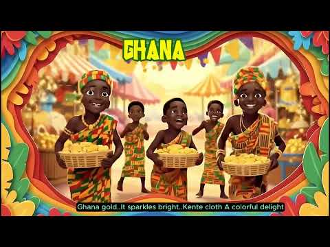 Africa Let's Dance, Learn African Countries - Sing Along song for Kids