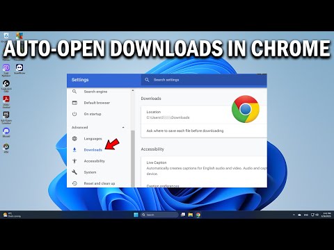 How To Automatically Open Downloads in Chrome - Easy Fix