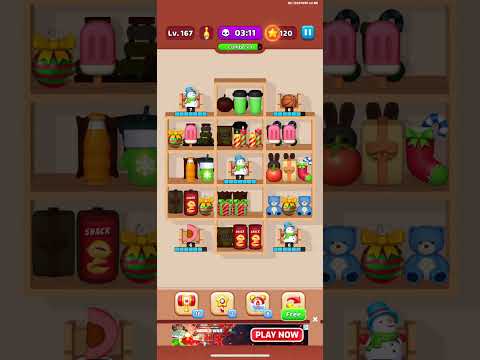 Goods Sorting Match 3 | Level 167 | NO BOOSTERS #mobilegame #gaming #gameplay