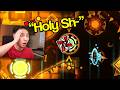 NEW PLAYER REACTS TO GEOMETRY DASH HARDEST LEVELS