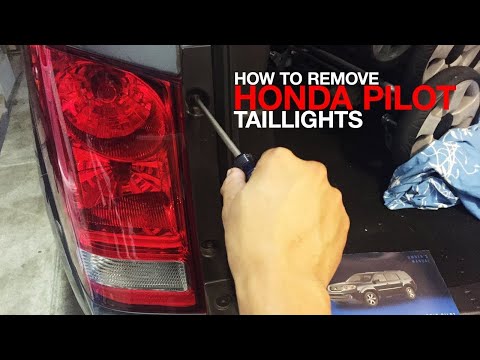 How to Remove & Replace Honda Pilot Taillight Assembly 2nd Generation 2009 2010 2011 2012 2013 2014
