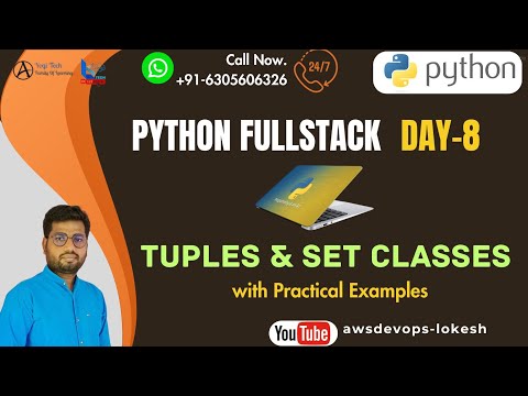 Python Day8 Tuples Set Classes