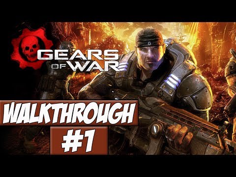 Gears Of War - Walkthrough Ep.1 w/Angel - Right Into The Action!