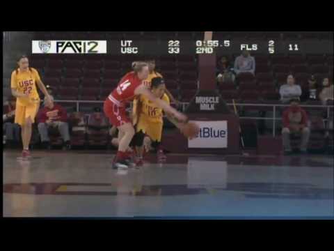 Women's Basketball: USC 53, Utah 58 - Highlights 1/1/17