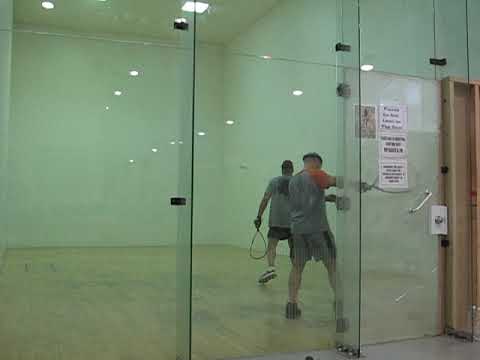 Only Court in Iraq - Racquetball - Angel vs Mike 23