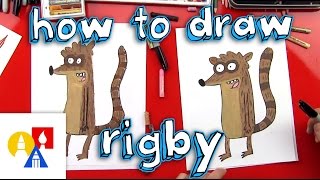 How To Draw Rigby From Regular Show