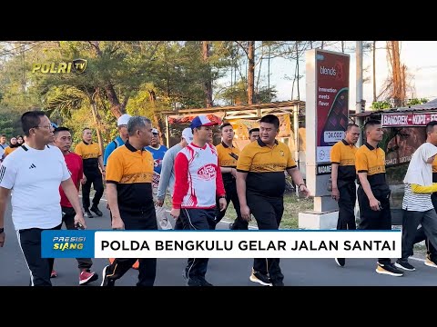 POLDA BENGKULU GELAR JALAN SANTAI BERSAMA MASYARAKAT JELANG HARI BHAYANGKARA KE-79