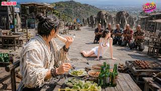 War God Comes Down The Mountain For Drinks, Sees A Female CEO Bullied, And Steps In To Save Her