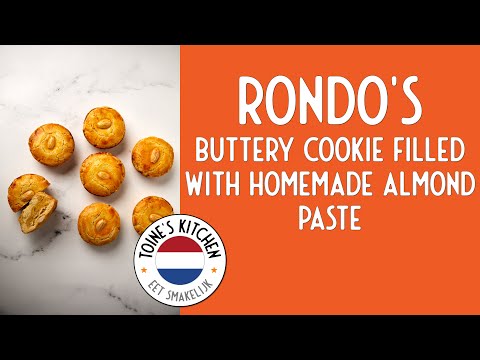 How to Make Rondo's: Buttery Cookie Filled with Homemade Almond Paste